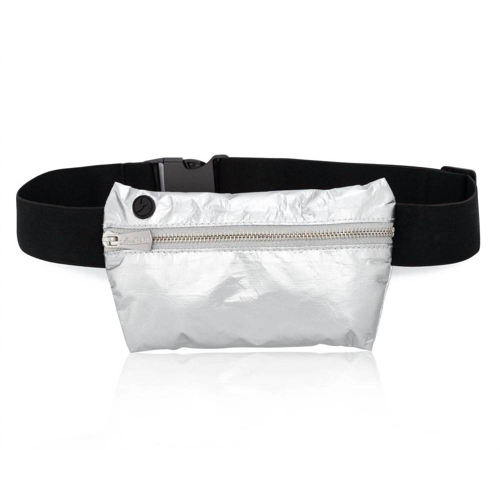 NEW HI LOVE women's travel fanny pack in silver